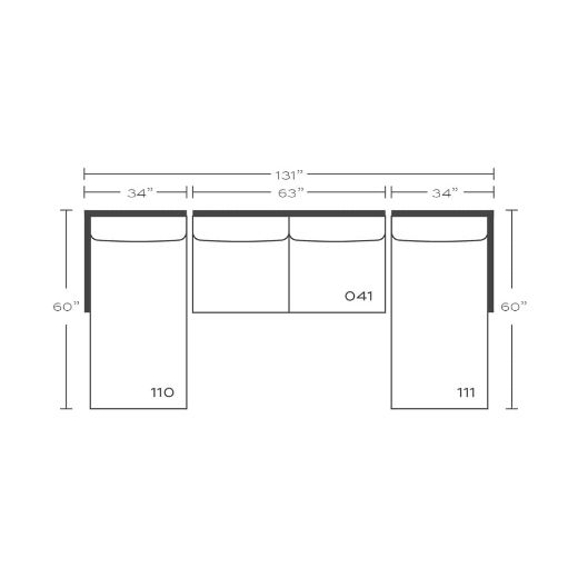 Picture of Cindy Slipcovered Sectional